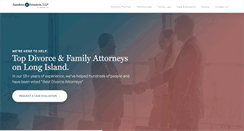 Desktop Screenshot of divorcefirmlongisland.com